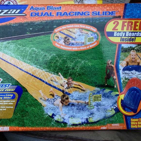 Aqua Blast Dual Racing Slide New in Box - Picture 1 of 4